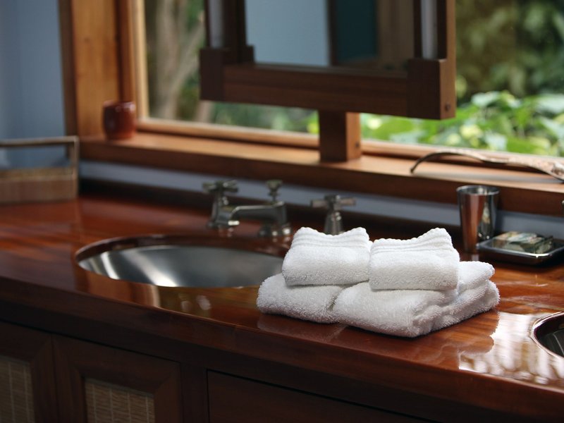 Countertops in bathroom